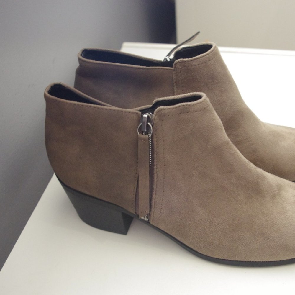 Soda Grey Ankle Bootie